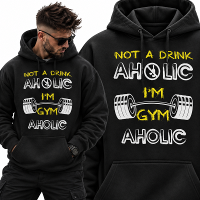 BLUZA Z KAPTUREM NA SIŁOWNIĘ GYMAHOLIC 1
